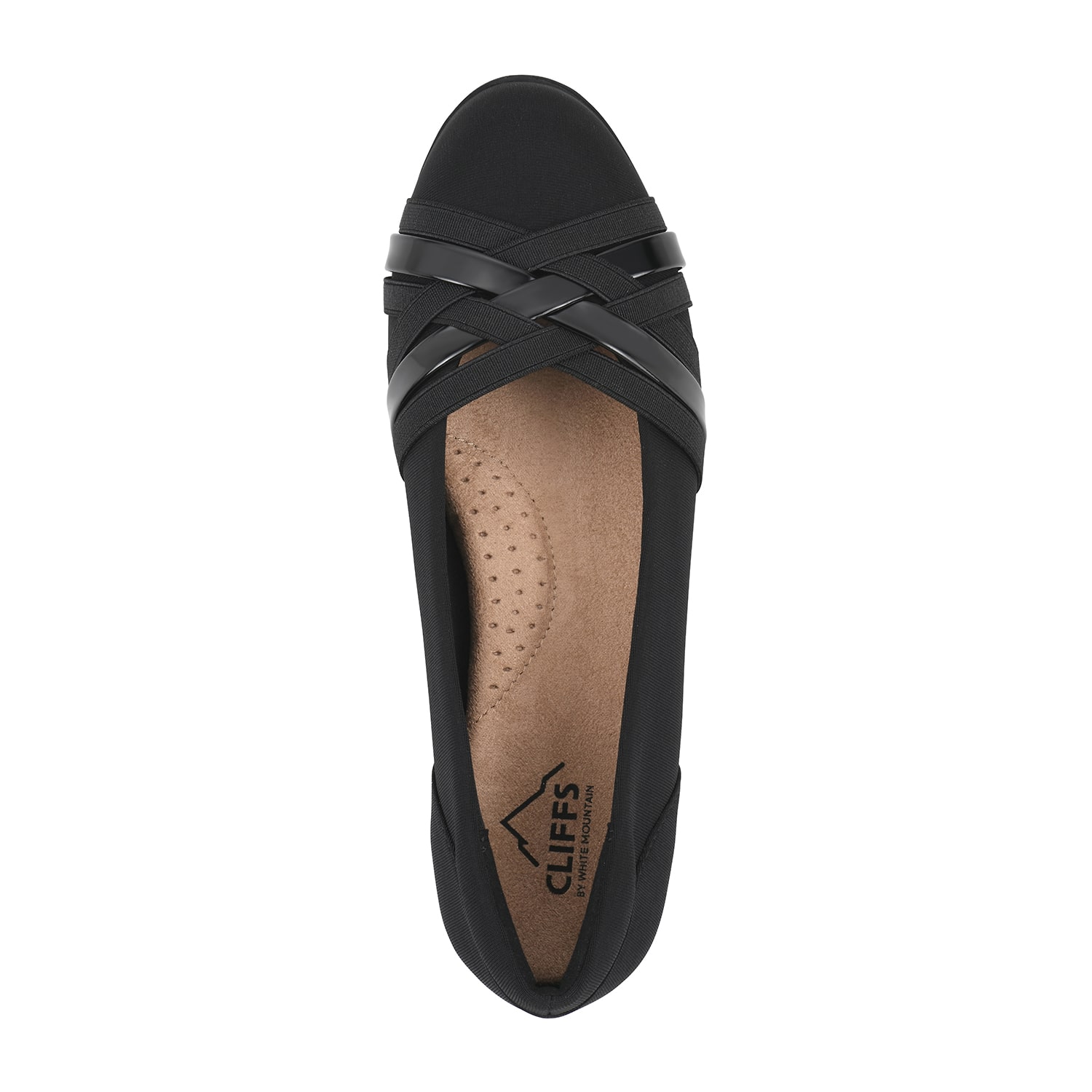 CLIFFS BY WHITE MOUNTAIN Womens Chic Almond Closed Toe Ballet Flats