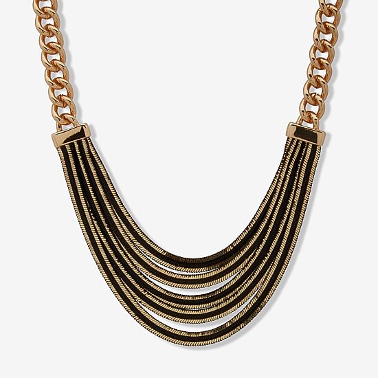 Worthington Womens 16 Inch Collar Necklace