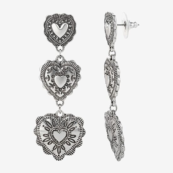 JS Jessica Simpson Womens Drop Earrings