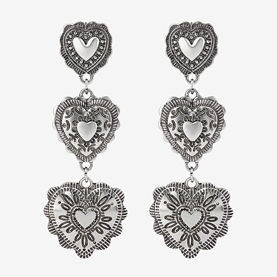 JS Jessica Simpson Womens Drop Earrings