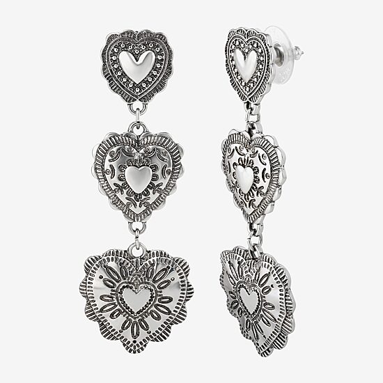 JS Jessica Simpson Womens Drop Earrings