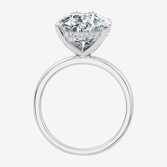 Signature By Modern Bride (F / Vs2) Womens 8 1/10 Ct. T.W. Lab Grown White Diamond 14K Gold Pear Engagement Ring