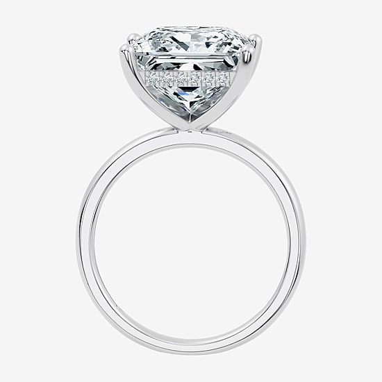 Signature By Modern Bride (F / Vs2) Womens 8 1/10 Ct. T.W. Lab Grown White Diamond 14K Gold Engagement Ring