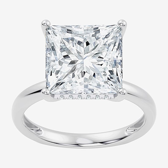 Signature By Modern Bride (F / Vs2) Womens 8 1/10 Ct. T.W. Lab Grown White Diamond 14K Gold Engagement Ring