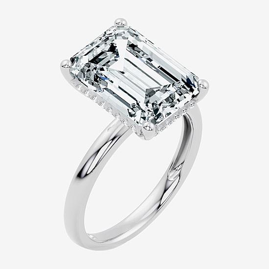 Signature By Modern Bride (F / Vs2) Womens 8 1/10 Ct. T.W. Lab Grown White Diamond 14K Gold Engagement Ring