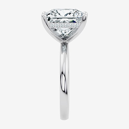 Signature By Modern Bride (F / Vs2) Womens 10 1/10 Ct. T.W. Lab Grown White Diamond 14K Gold Engagement Ring