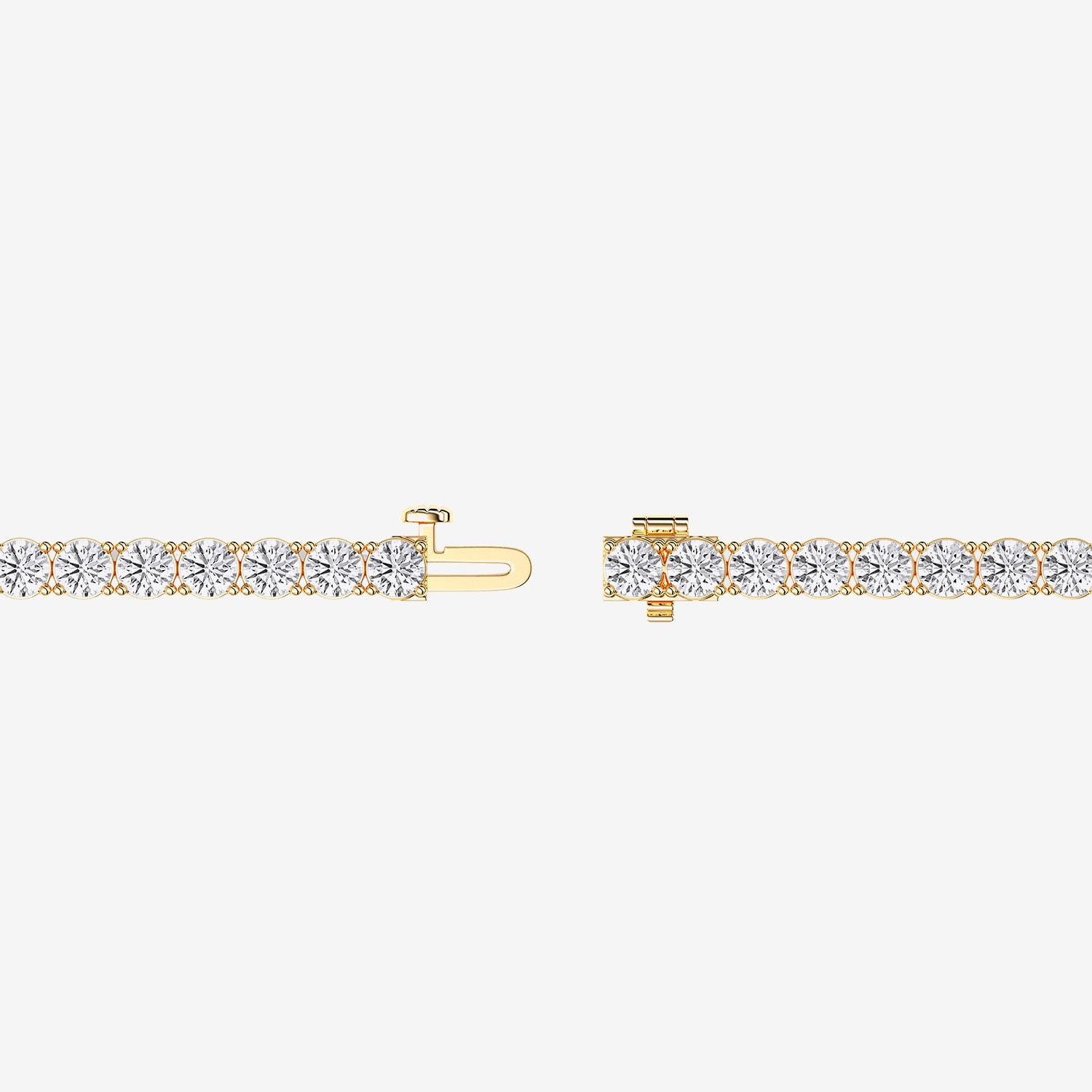 (F / Vs2) Womens 10 Ct.T.W. Lab Grown White Diamond Sterling Silver 7.25 Inch Tennis Bracelet