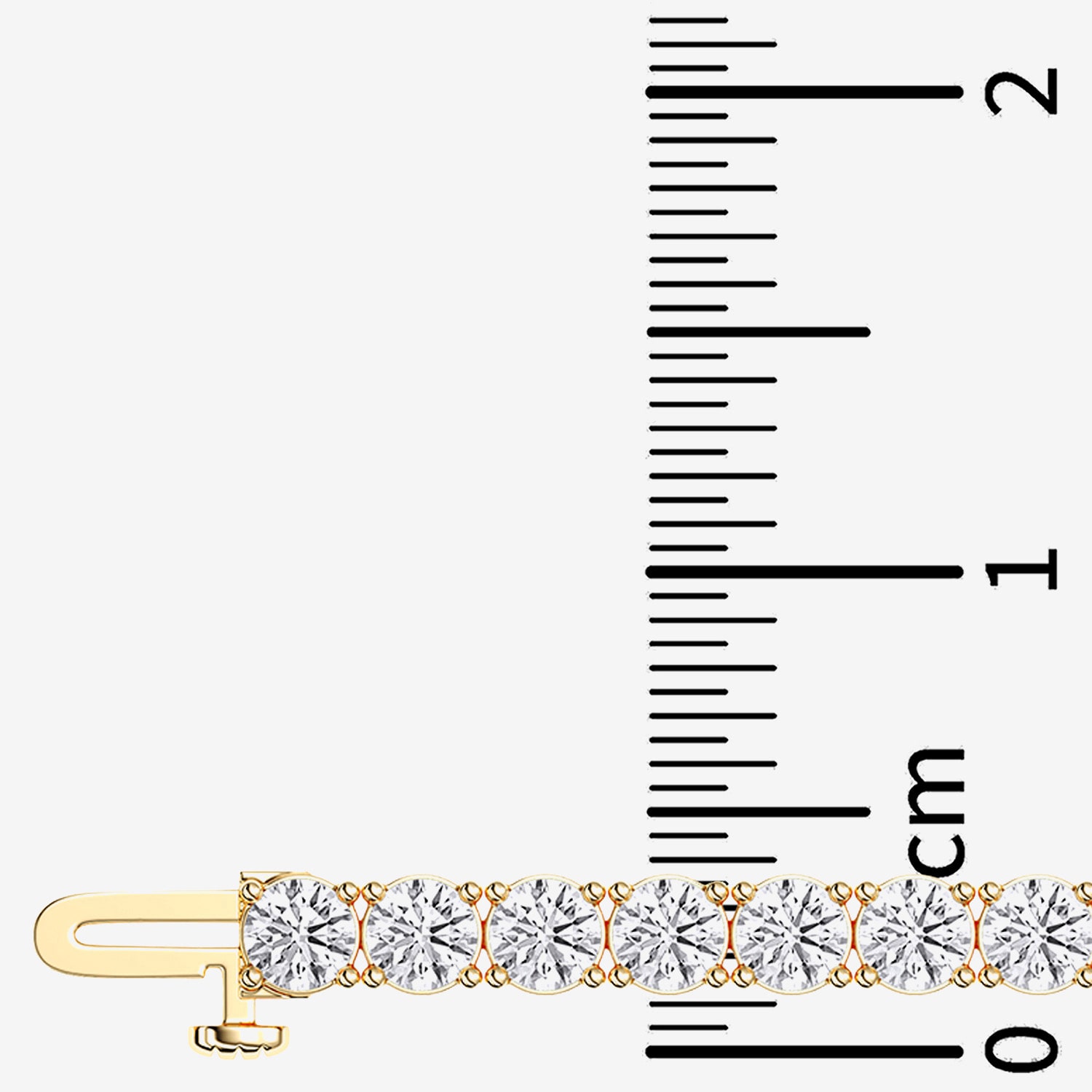 (F / Vs2) Womens 10 Ct.T.W. Lab Grown White Diamond Sterling Silver 7.25 Inch Tennis Bracelet
