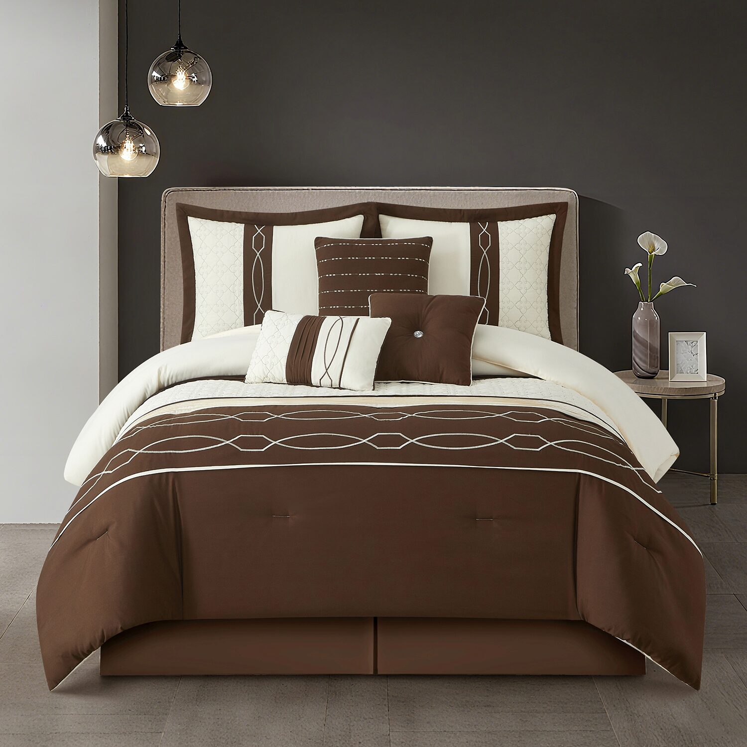 Stratford Park Kayden 7pc Midweight Comforter Set