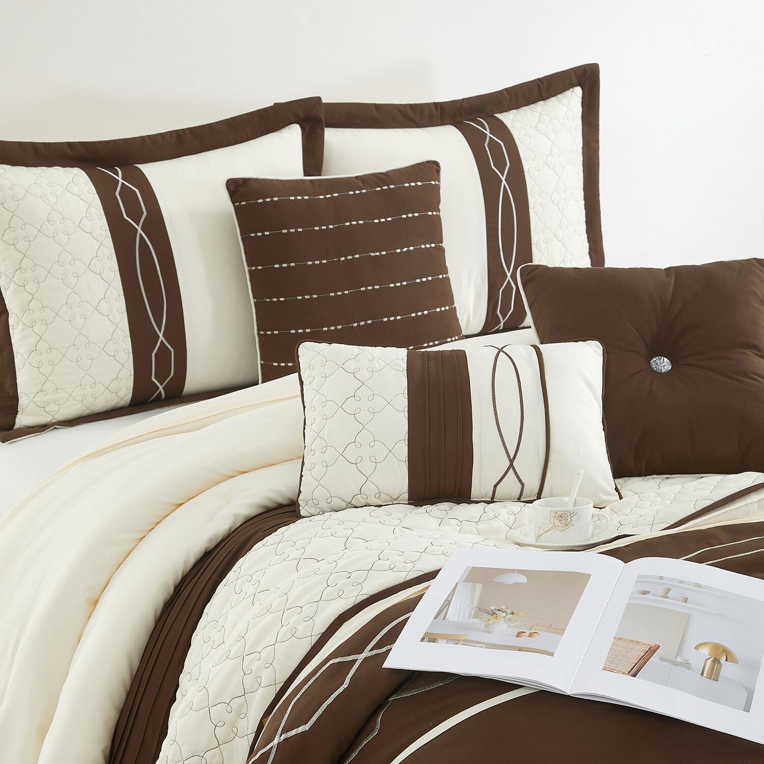 Stratford Park Kayden 7pc Midweight Comforter Set