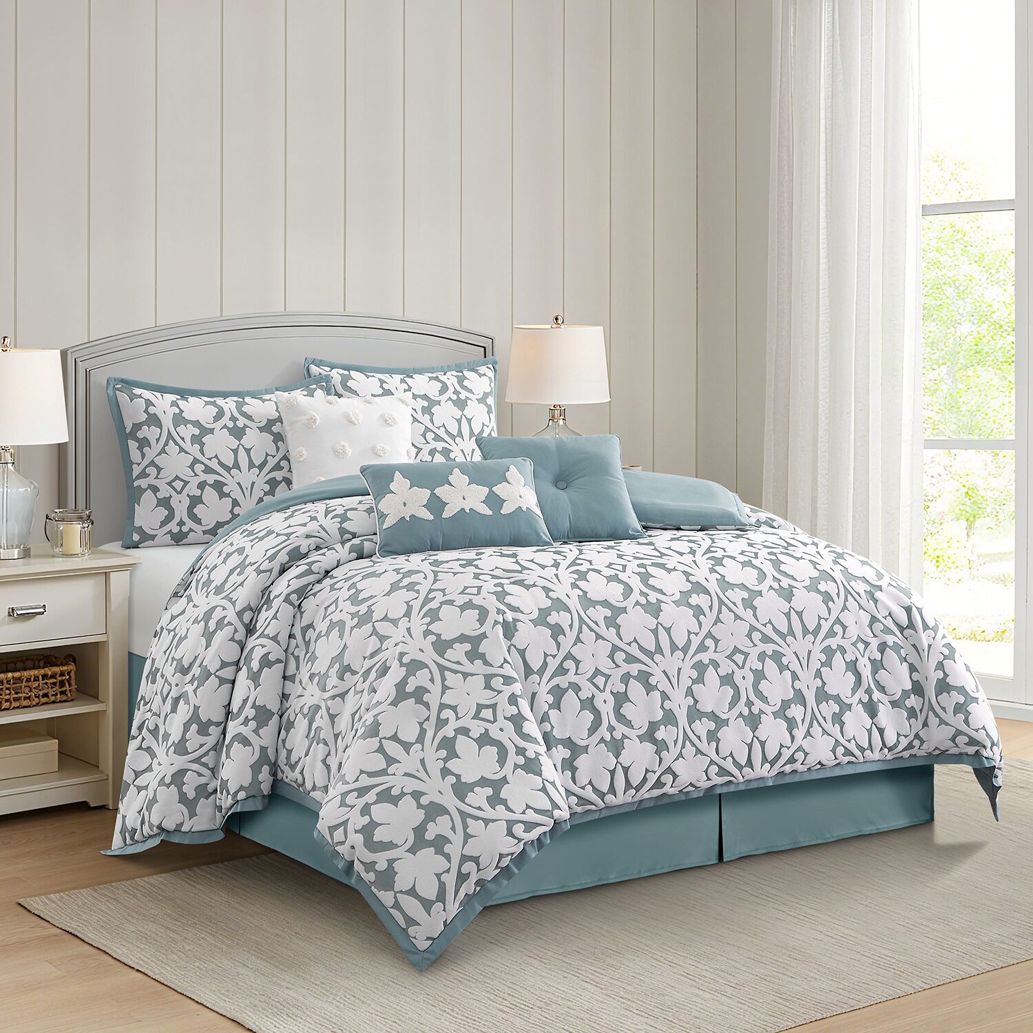 Stratford Park Beatrix 7-pc. Floral Lightweight Comforter Set