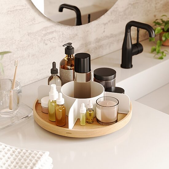 Umbra Bellwood Wood Lazy Susan