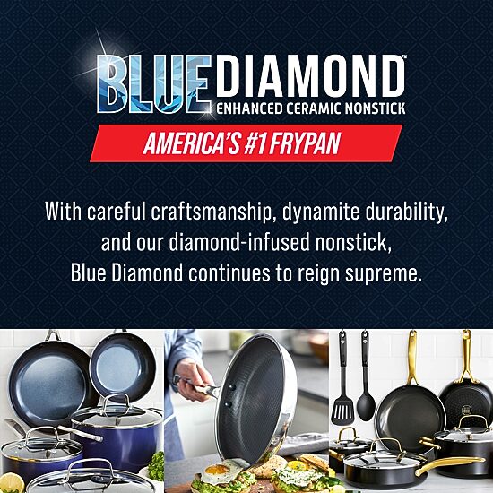 Blue Diamond Bond Stainless Steel 10" Fry Pan