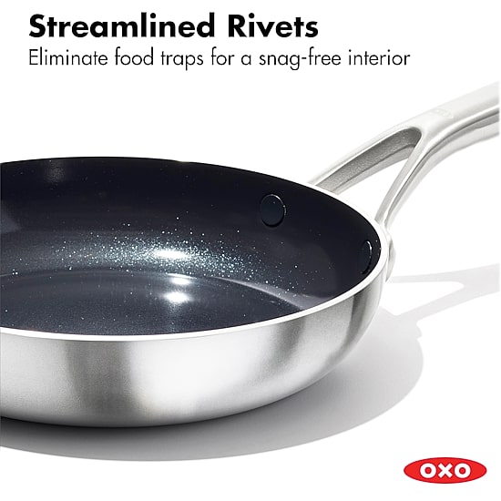 OXO Mira 3-Ply Stainless Steel 10" Frying Pan