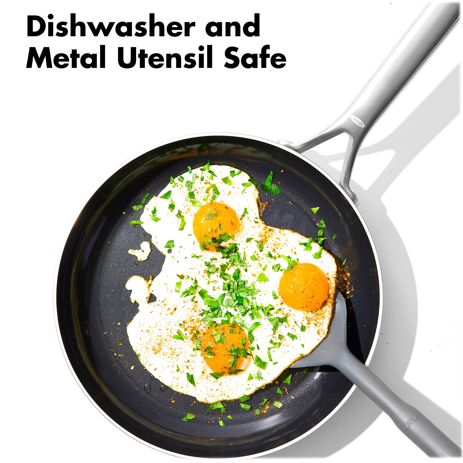 OXO Mira 3-Ply Stainless Steel 12" Frying Pan