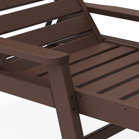 POLYWOOD® Nautical Chaise with Arms