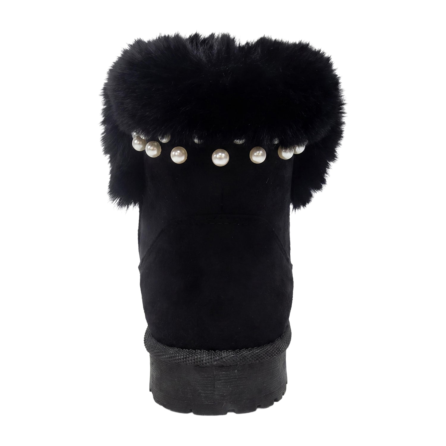 Pop Womens Henly Faux Fur Lined Flat Heel Winter Boots