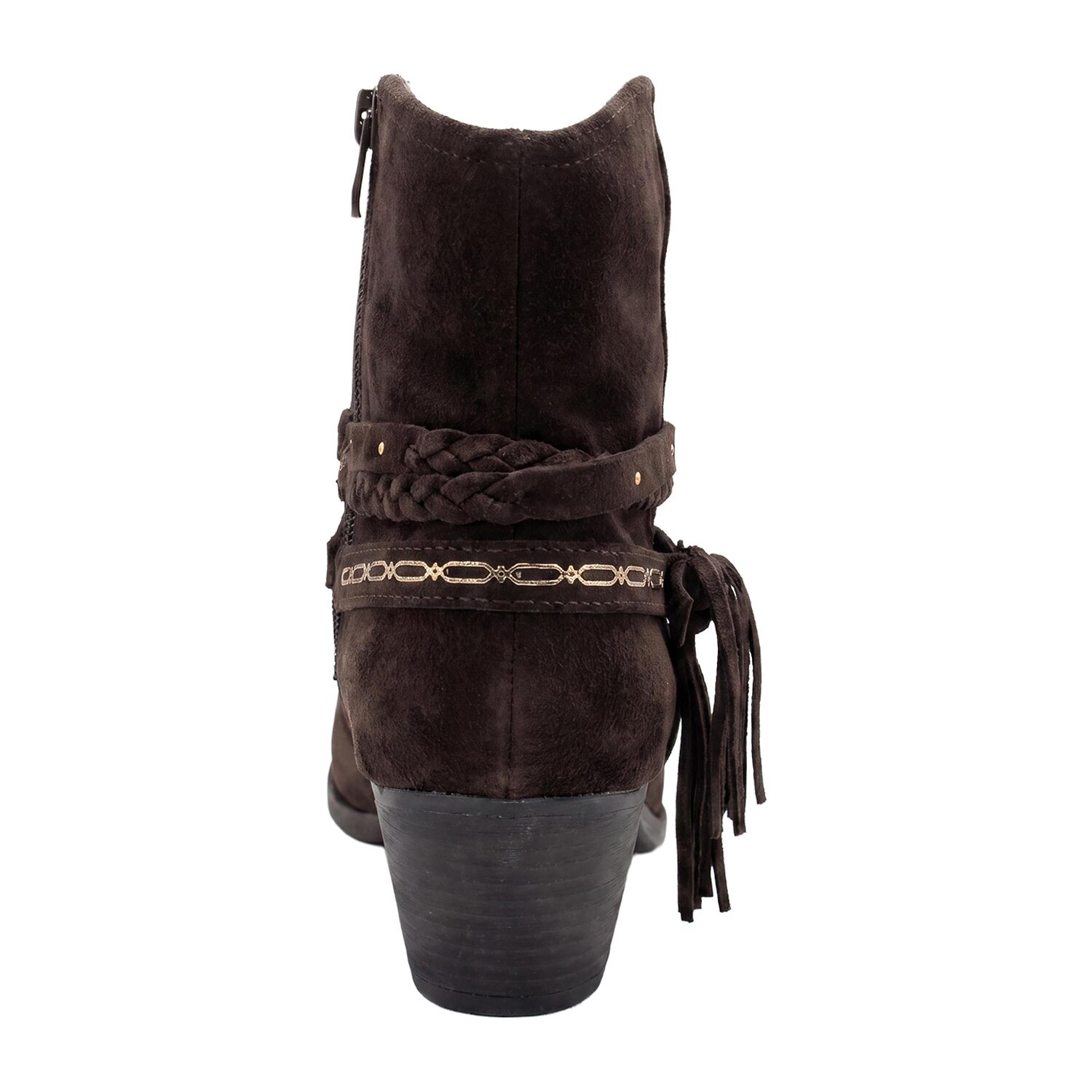 Pop Womens Kavia Block Heel Booties