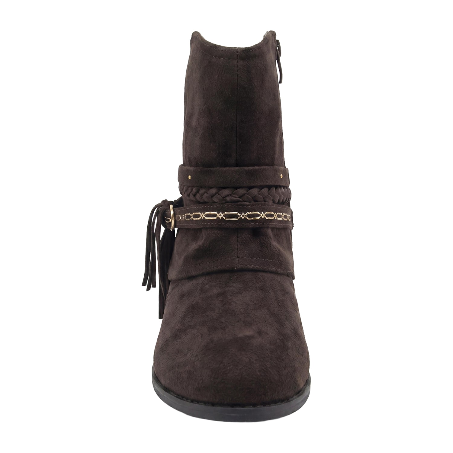 Pop Womens Kavia Block Heel Booties