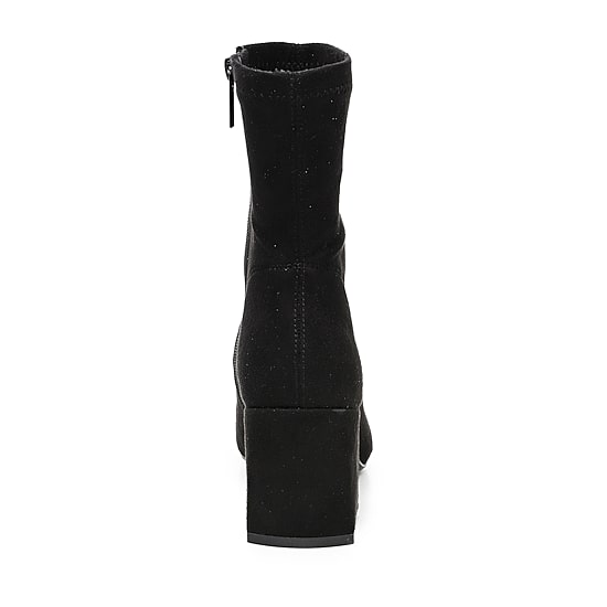 Nicole Miller Womens Dolie Block Heel Booties