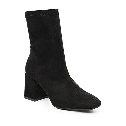 Nicole By Nicole Miller Womens Dolie Block Heel Booties In Black