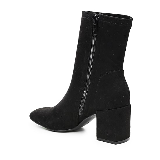 Nicole Miller Womens Dolie Block Heel Booties