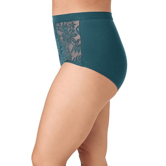 Bali Breathe Cotton Modal Lace High Rise Brief DFCLBF
