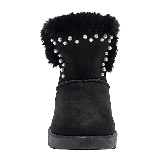 Pop Little & Big Kid Girls Henley Flat Heel Booties