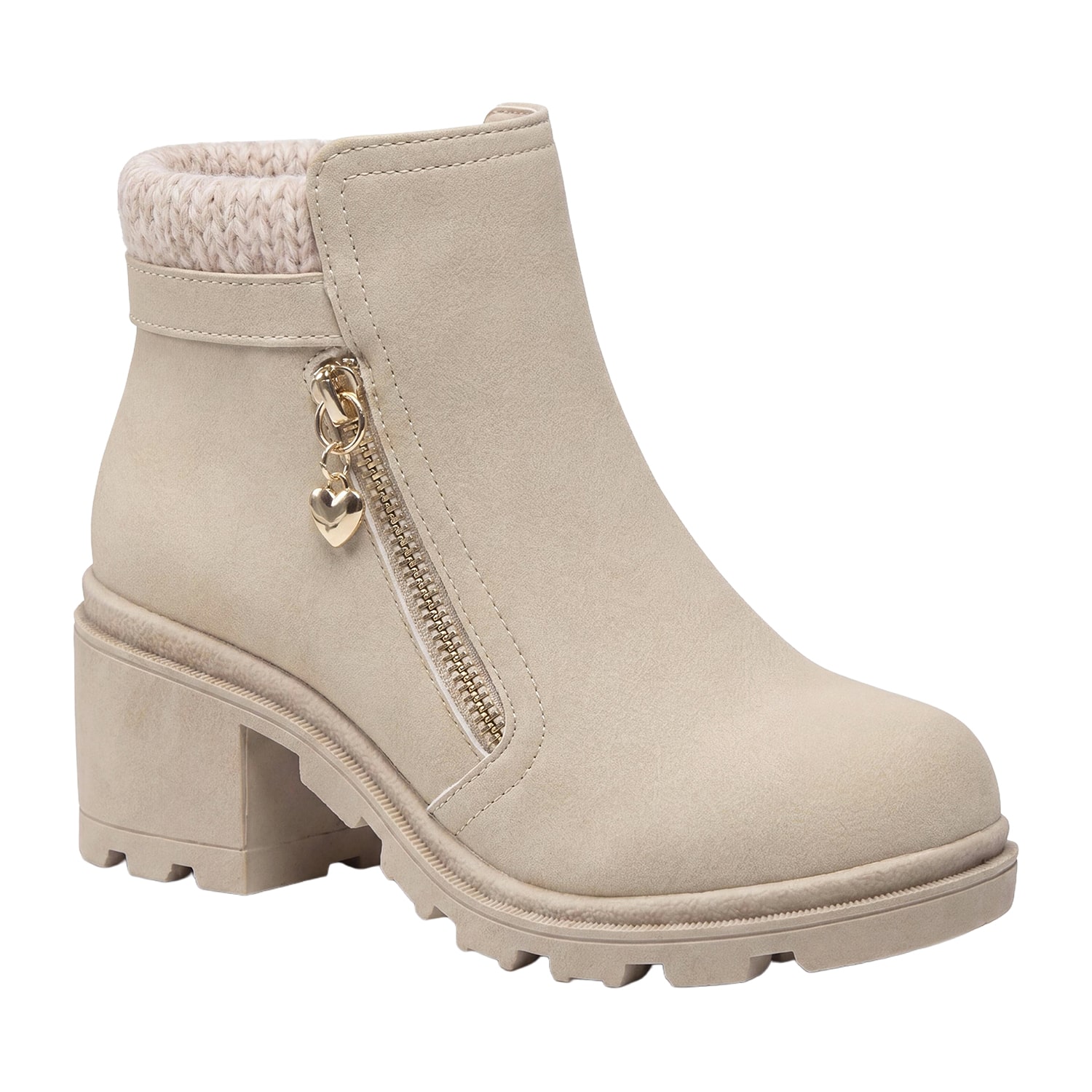 Pop Girls Rosalee Chunky Heel Booties