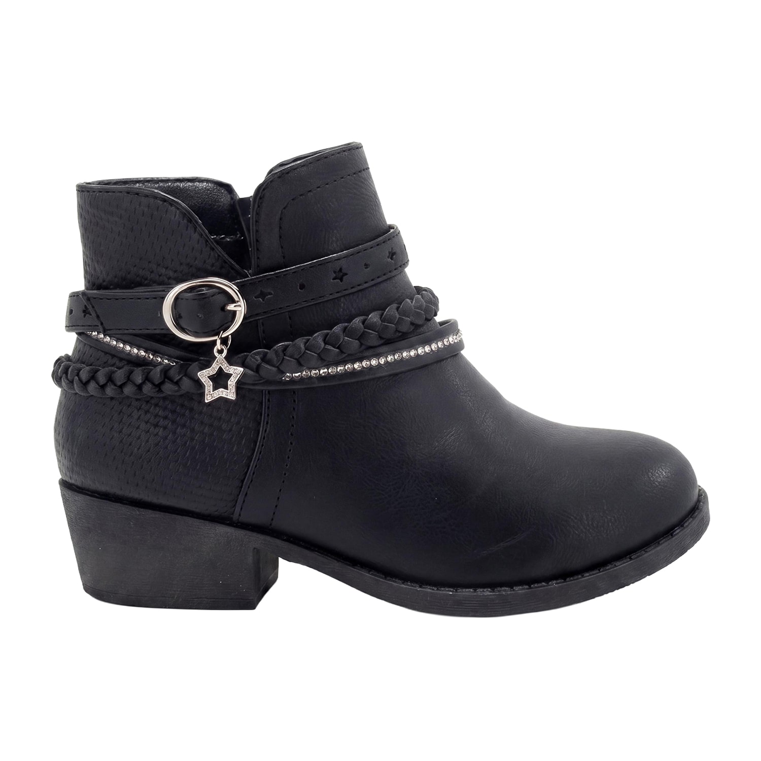 Pop Little & Big Kid Girls Lillia Chunky Heel Booties