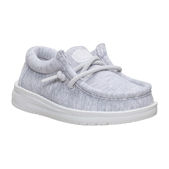 HEYDUDE Wally Stretch Jersey Toddler Boys Round Closed Toe Slip-On Shoe