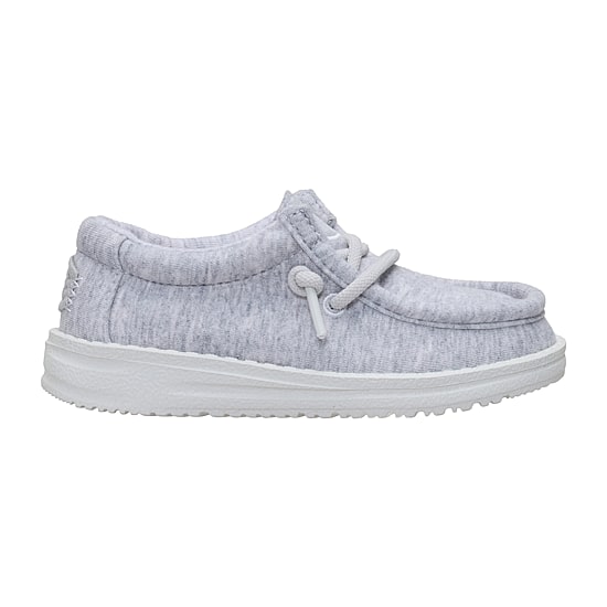 HEYDUDE Wally Stretch Jersey Toddler Boys Round Closed Toe Slip-On Shoe