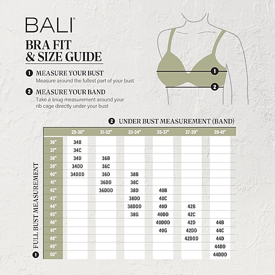 Bali® Flawless Fit T-Shirt Full Coverage Bra Df1970