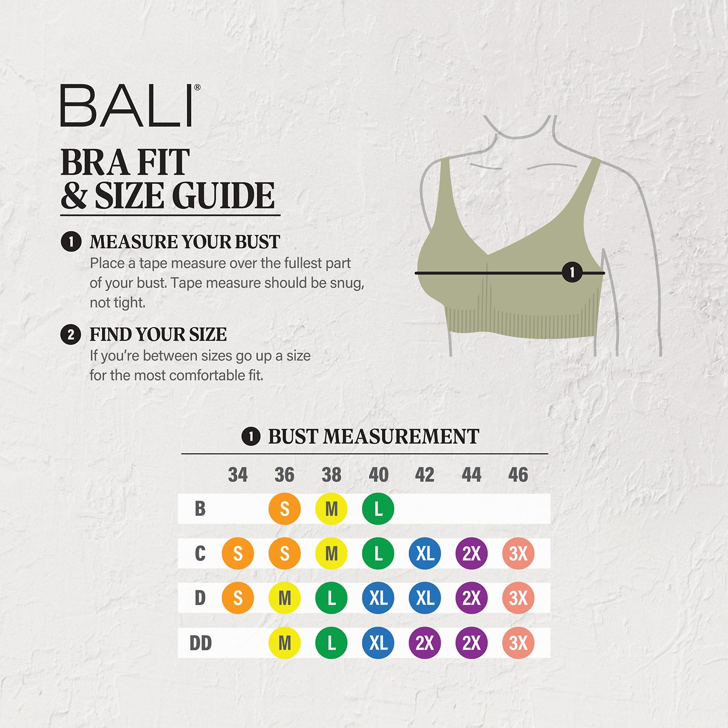 Bali Seamless T-Shirt Full Coverage Bra Df3488