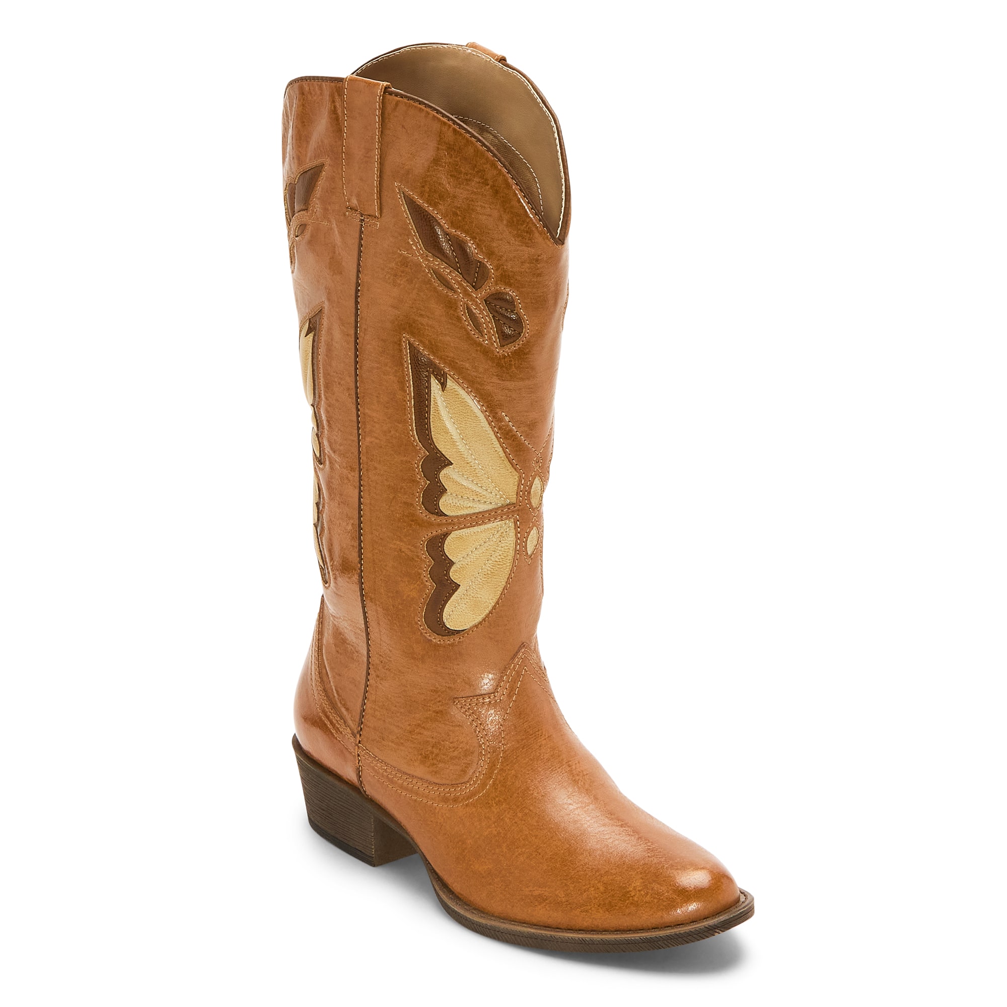 COCONUTS BY Matisse Womens Coconuts Western Block Heel Cowboy Boots