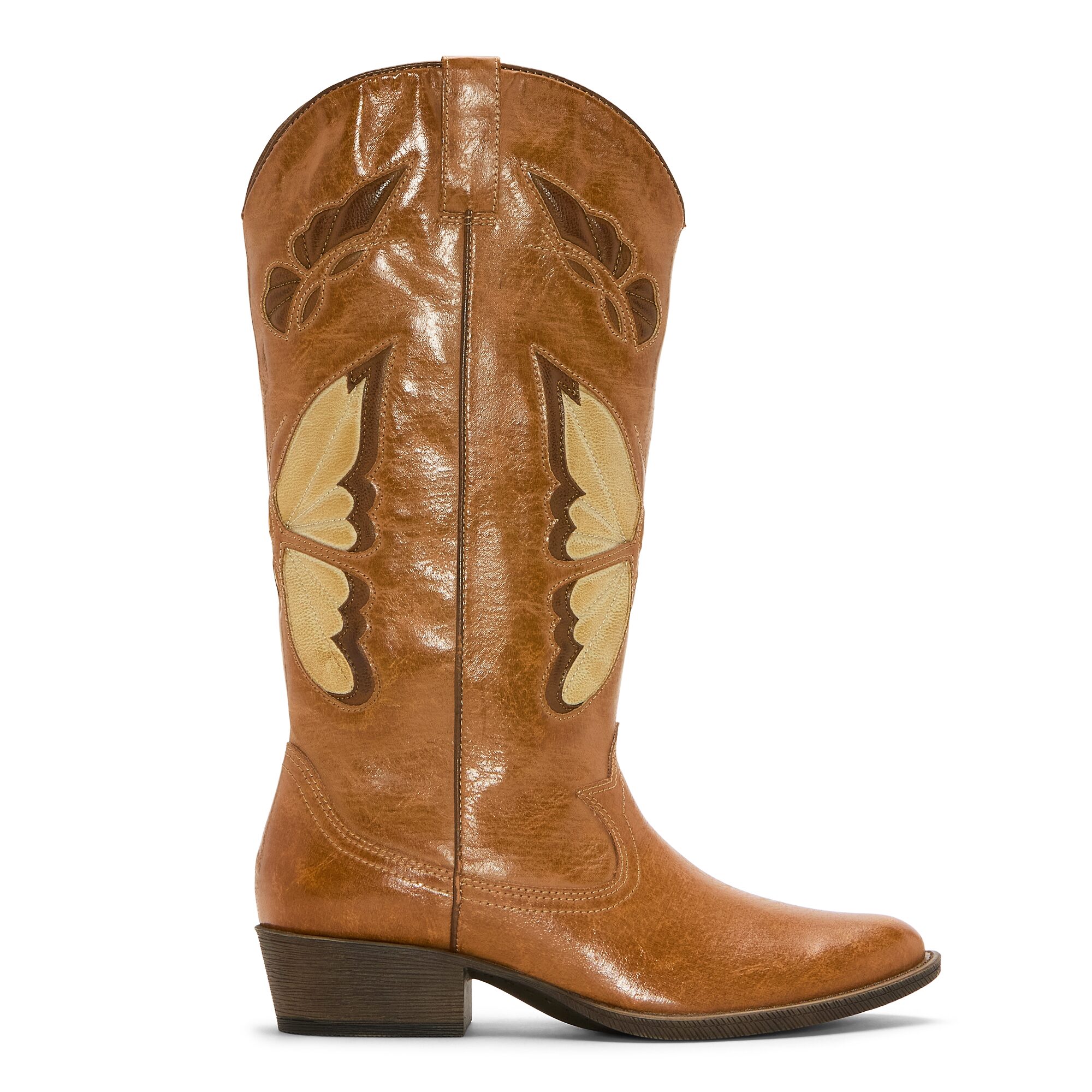 COCONUTS BY Matisse Womens Coconuts Western Block Heel Cowboy Boots