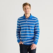 St. John's Bay Super Soft Jersey Mens Classic Fit Long Sleeve Polo Shirt