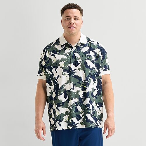 Xersion Mens Short Sleeve Polo Shirt In Multiple Colors