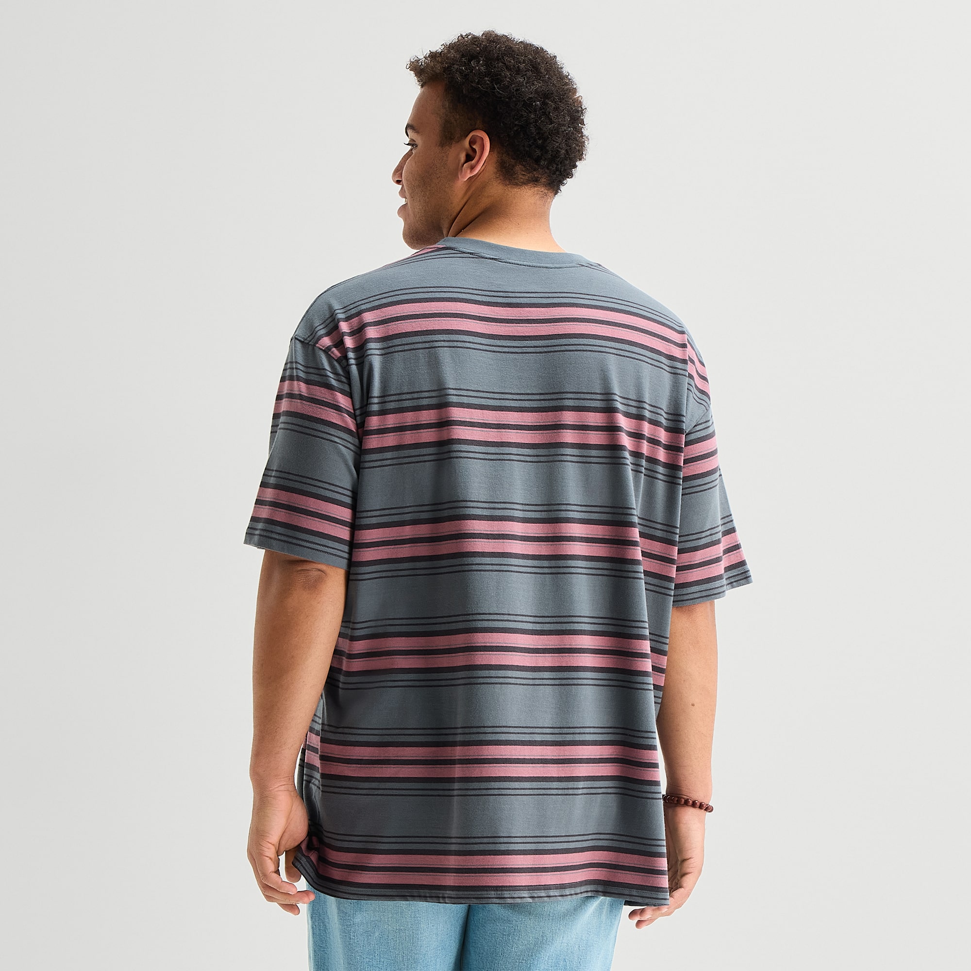 Arizona Mens Crew Neck Short Sleeve Big and Tall T-Shirt