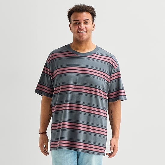 Arizona Mens Crew Neck Short Sleeve Big and Tall T-Shirt - JCPenney