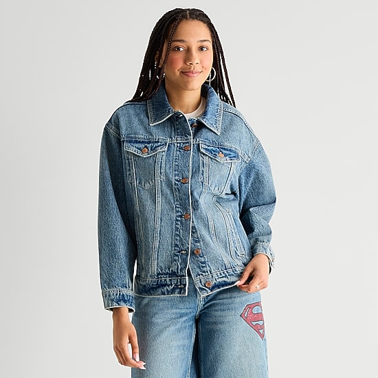 Arizona Supergirl Womens Supergirl Denim Jacket