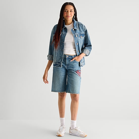 Arizona Supergirl Womens Supergirl Denim Jacket