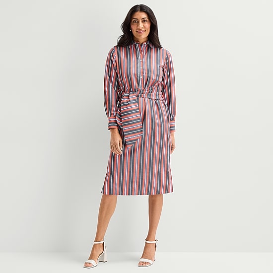 liz claiborne shirt dress Vintage Liz Claiborne Denim Button Up Shirt Dress Preppy Classic Women's 8
