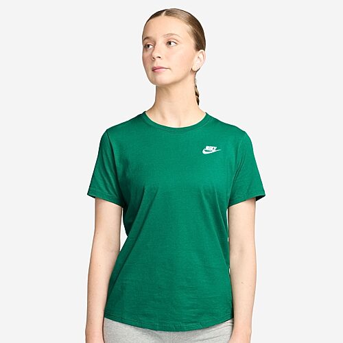Nike Womens Crew Neck Short Sleeve Active T-shirt In Green