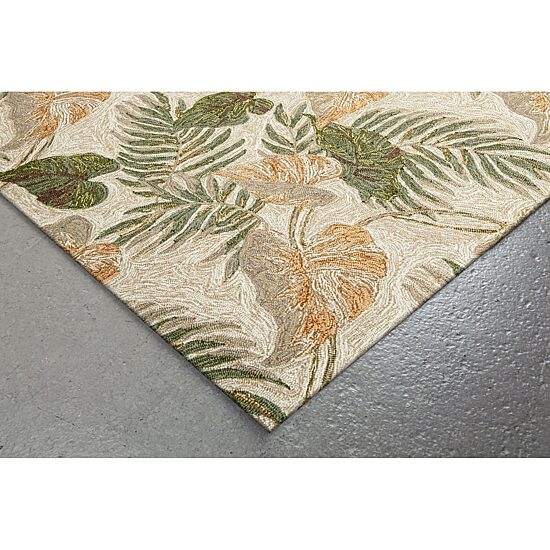 Liora Manne Ravella Tropical Leaf Hand Tufted Indoor Outdoor Rectangular Accent Rug