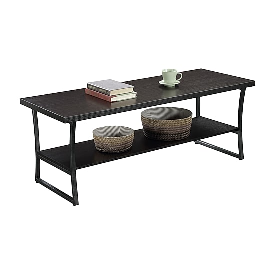 Convenience Concepts X Calibur Living Room Collection Metal Coffee Table