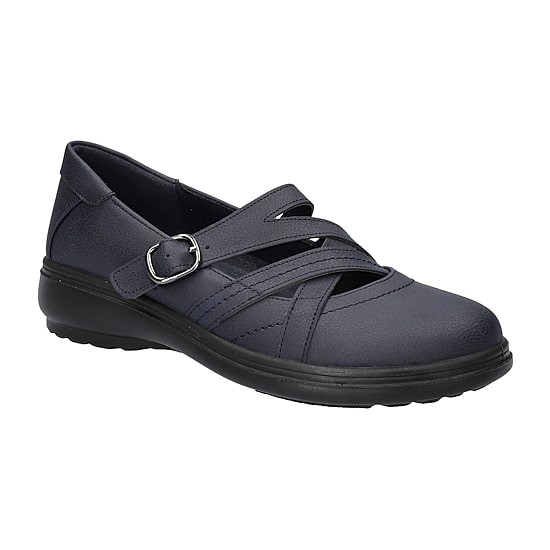 Easy Street Wise Womens Round Closed Toe Mary Jane Shoes