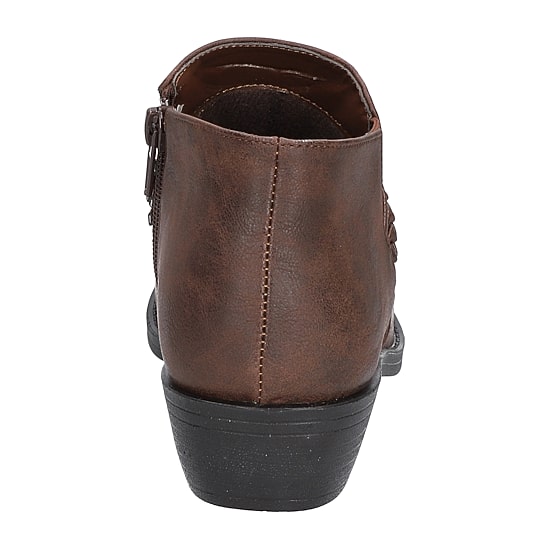 Easy Street Womens Jalia Block Heel Booties