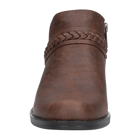 Easy Street Womens Jalia Block Heel Booties