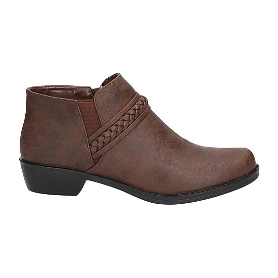 Easy Street Womens Jalia Block Heel Booties